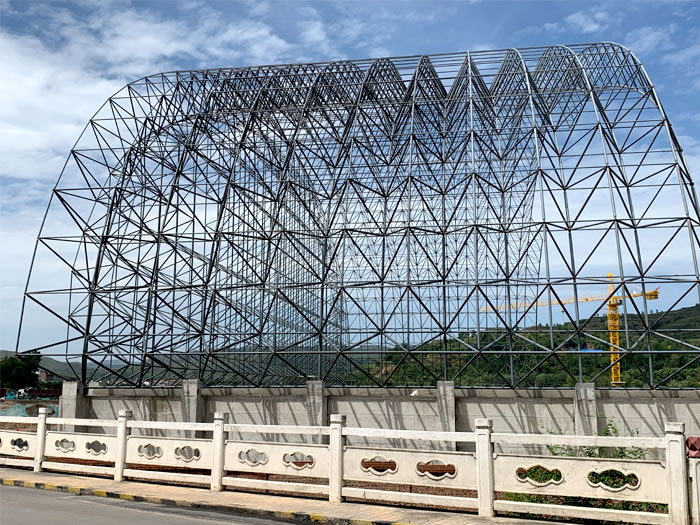 塔城山寨矿储煤棚网架